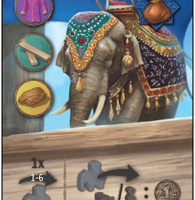 Agra: Ambabari Elephant Promo Card