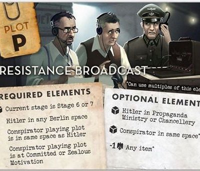 Black Orchestra: Resistance Broadcast Promo Card