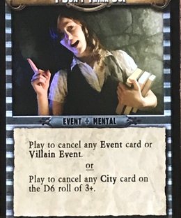 Fortune and Glory: "I Don't Think So!" Promo Card