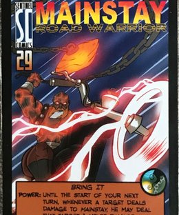 Sentinels of the Multiverse: Mainstay Road Warrior Promo Card