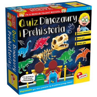 I'm a Genius Talent School: Quiz dinozaury i prehistoria