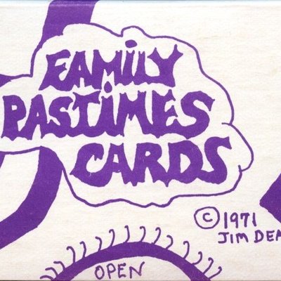 Family Pastimes Cards