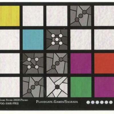 Sagrada: Promo 11 – Game Store 2020 Window Pattern Card