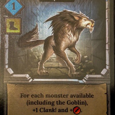 Clank!: Dire Wolf Promo Card