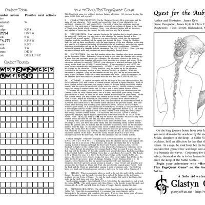 Quest for the Auburn Pelt: A PageQuest Game