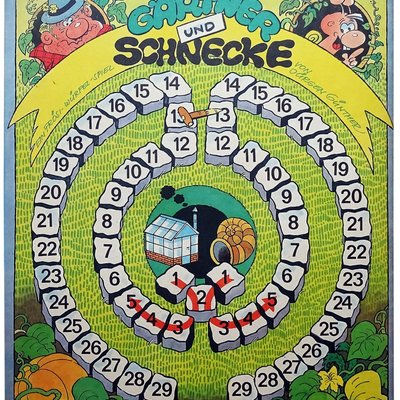 Gärtner und Schnecke