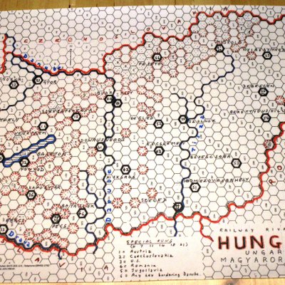 Railway Rivals Map HU: Hungary