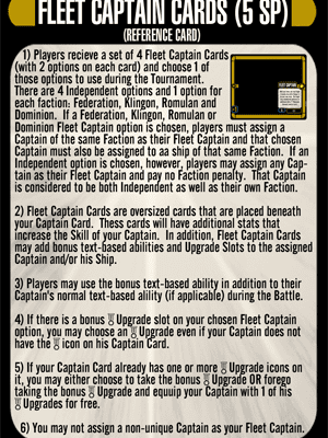 Star Trek: Attack Wing – Fleet Captains Resource