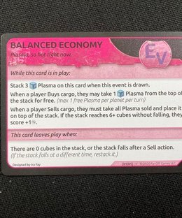 Xia: Balanced Economy Promo Card
