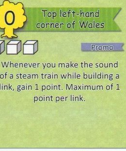 Paperclip Railways: Top left-hand corner of Wales