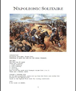 Napoleonic Solitaire