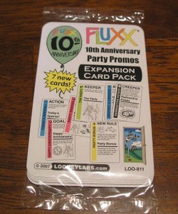 Fluxx: 10th Anniversary Party Promos – Expansion Card Pack