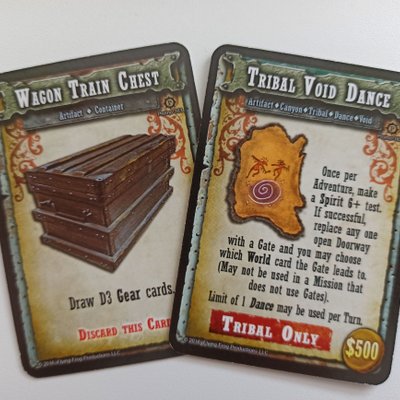Shadows of Brimstone: Blasted Wastes Promo Cards