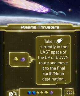 Lunar Rush: Plasma Thrusters Promo Card