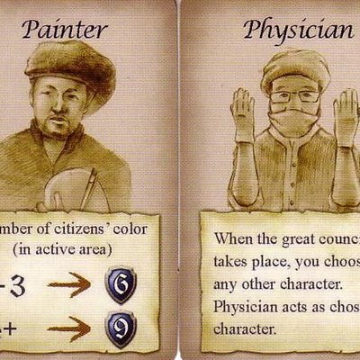 King's Pouch: Painter & Physician Promo Cards