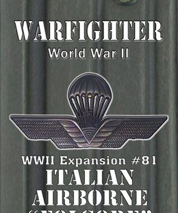 Warfighter: WWII Expansion #81 – Italian Airborne "Folgore"