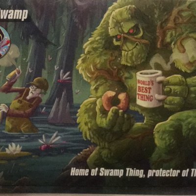 DC Spyfall: Swamp Thing Location Card Promo Cards