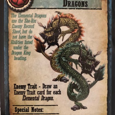 Shadows of Brimstone: 2 Elemental Dragons Promo Card