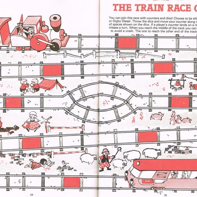 The Train Race Game