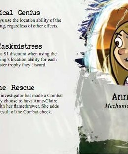Arkham Horror: Penny Arcade Characters