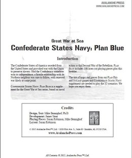 Great War at Sea: C.S. Navy Plan Blue