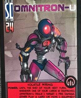 Sentinels of the Multiverse: Omnitron-U Promo Card