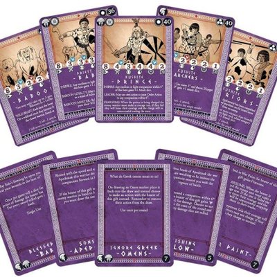Mortal Gods: Kushite Roster & Gifts Card Set
