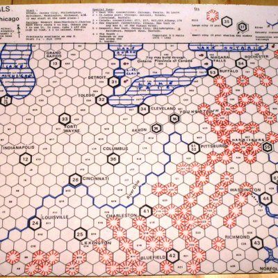 Railway Rivals Map YC: New York and Chicago
