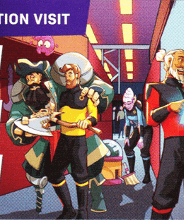 Starship Captains: Convention Visit Promo Card