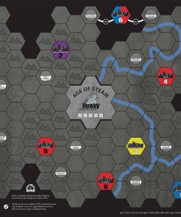 Age of Steam Expansion: Heavy Cardboard